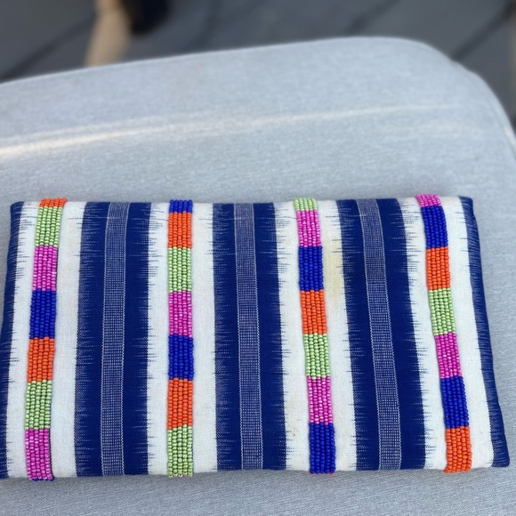 Roller Rabbit Multicolor Beaded Clutch - Picture 4 of 6